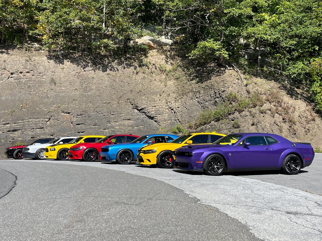 Colorful Northeast Mopar lineup in New York
